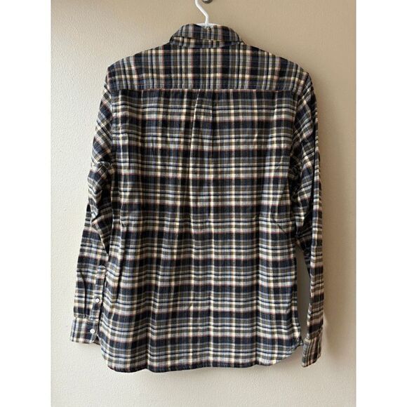 Everlane the Brushed Flannel Button Down Shirt in Black Beech Men's Size Medium - Picture 2 of 2